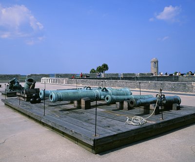 Cannons at Castillo de San Marcos National Monument