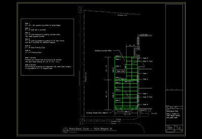 Plan As Submitted to City For Permit