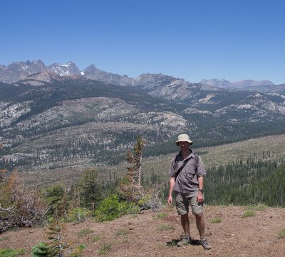 At the top of one of Red Cones