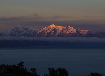 Cordillera Real sunset