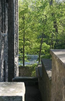 river from stairs