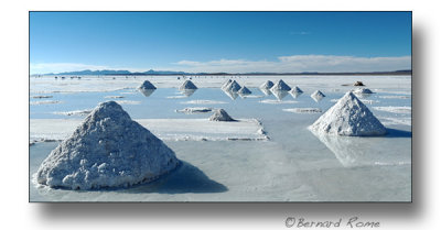 Salar d'Uyuni-récolte de sel