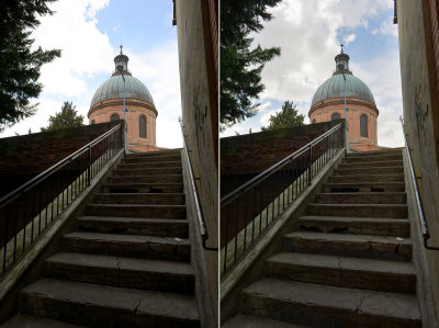 A gauche image réalisée sans HDR.
A droite avec fonction HDR utilisée avec option 3IL 