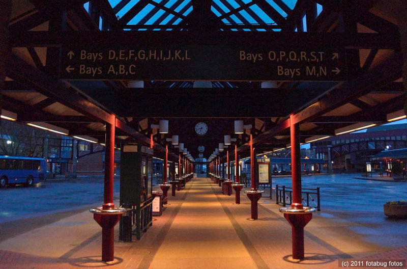 Eugene Transit Station - Early Morning
