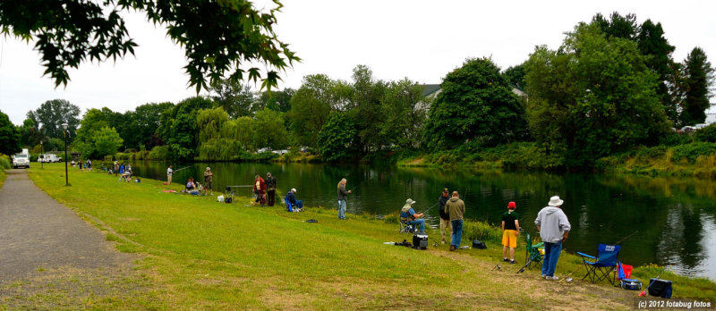 Fishing Is Good At Alton Baker Park
