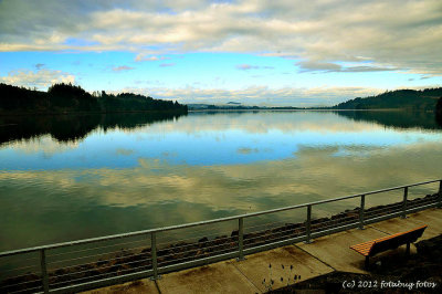 Morning Sky Over Dexter Lake