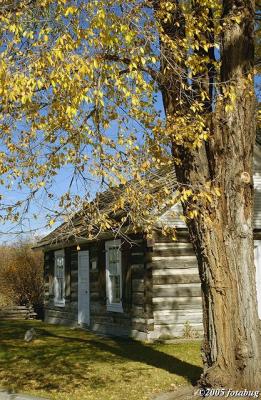 Original Schoolhouse in Wild Horse Plains, Montana