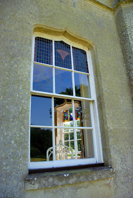 Through the ogee window...