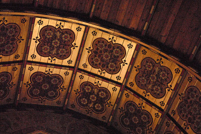 Chancel ceiling