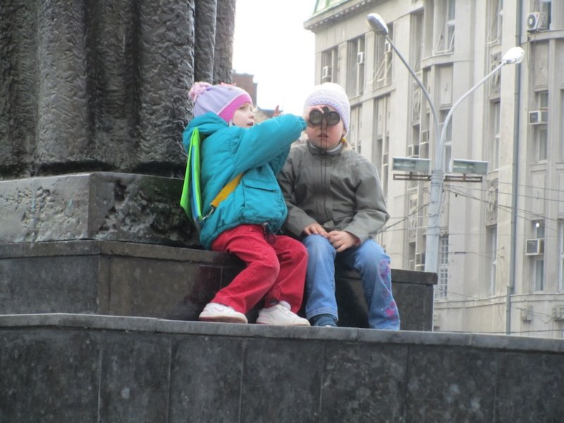 were not the only ones sight-seeing