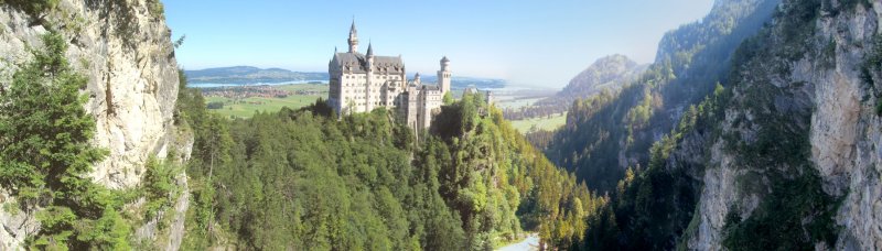 panorama: Neuschwanstein castle