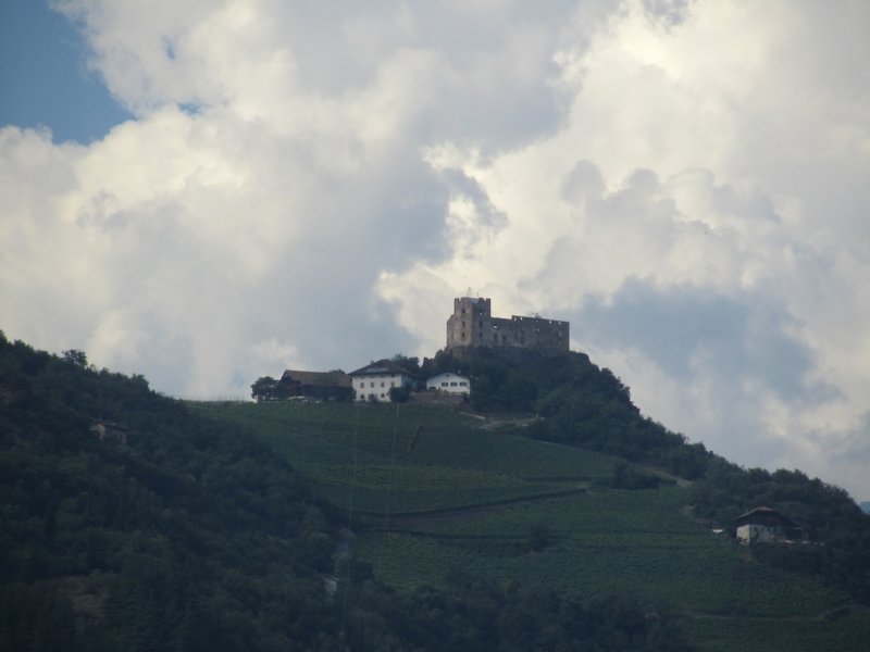 looking toward Castel Roncolo