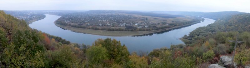 pano: Dniester river from the Candle