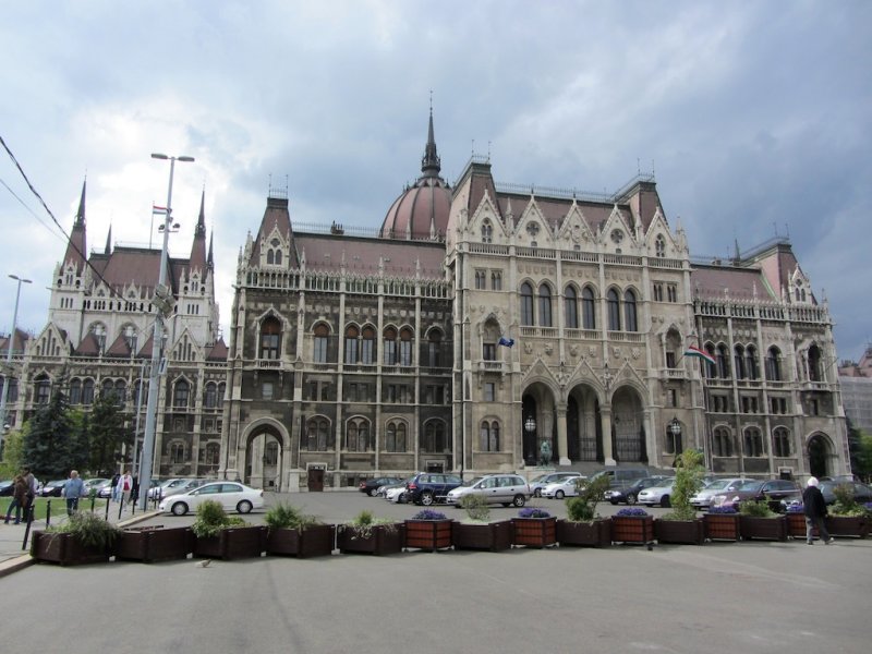 the Hungarian Parliament building