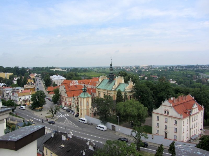 ...from the citys perch on a hill