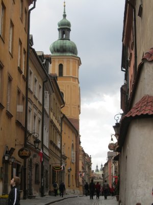 into the streets of the old town