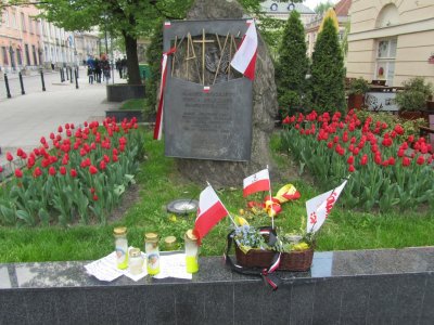 a Katyn memorial