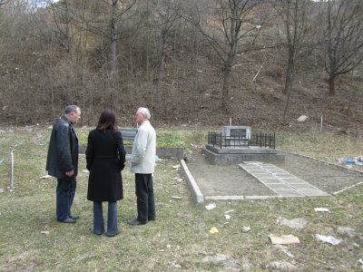 at the northern Shoah memorial, for victims of the 1943 ghetto liquidation
