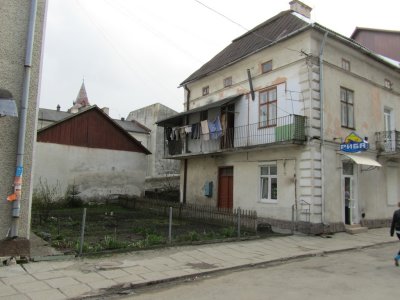 a garden which Mr. Vorobets has identified as having buried Jewish gravestones