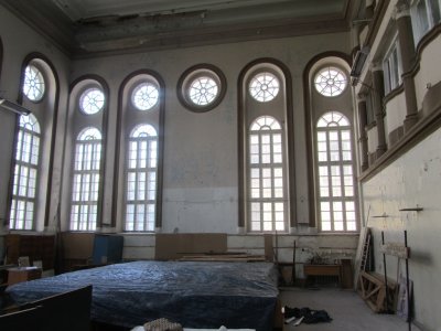 the space was a synagogue off and on, when permitted, before WWII