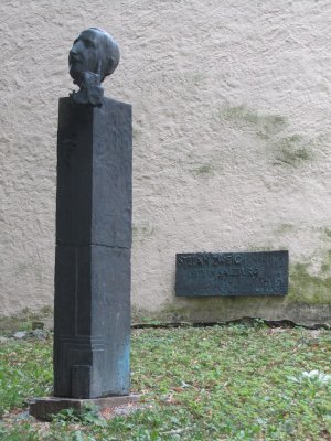 a memorial to Stefan Zweig, one of Marla's favorite authors