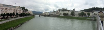 panorama: the Salzach river