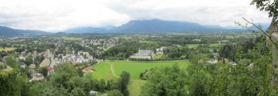 panorama: from the Festung Hohensalzburg looking south