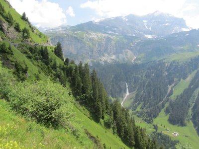 water flowing down all the valleys