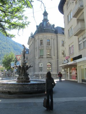 we stop at last at the oldest Swiss town, Chur