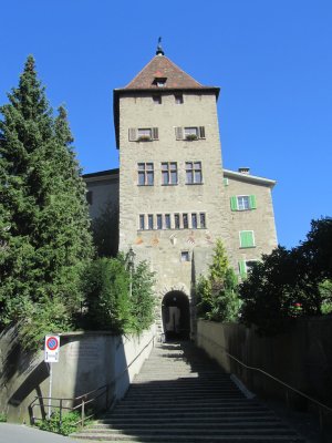 the gate tower to the Episcopal courtyard