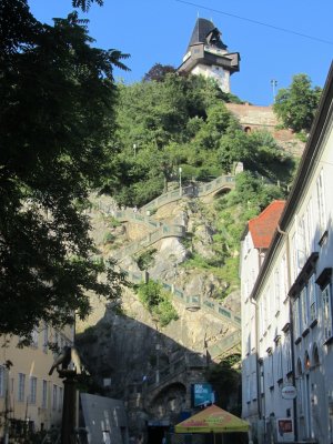 a view up at the Schlossberg