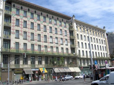 heres a pair of Otto Wagner buildings