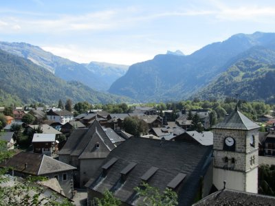 in Samons, in a valley further into the mountains