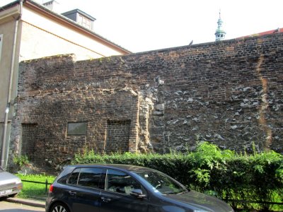 then a looping walk back, via a remnant of the Kazimierz city wall
