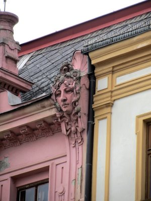 architectural details reveal the town's link to the Austrian Empire