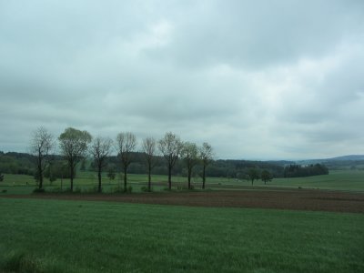 the weather has turned wet as we leave south Bohemia for Moravia...