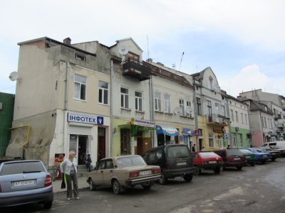 heres the current view of the same north side of the rynek