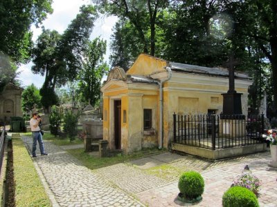 a branch of Witek's family is buried here