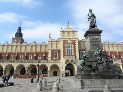 Krakow has many monuments to famous Poles...