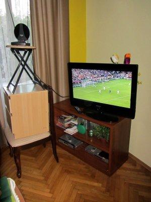 the Euro 2012 football matches are starting; we have to rig a better TV antenna