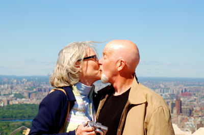 Top of the Rock kiss