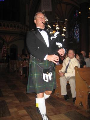 Bag pipes and short skirts!