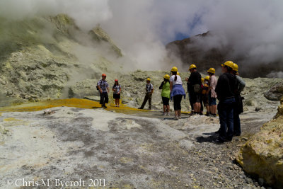 Wondering amongst the geothermal activity