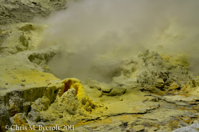 Sulphur and fumarole