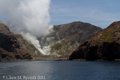 Last views of the crater