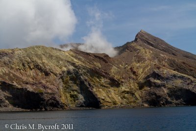 Barren sides of the Island