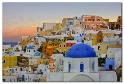 Oia, Santorini evening