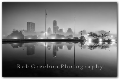 Austin Skyline -  with a  foggy view