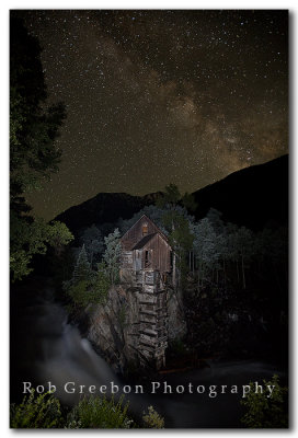 Crystal Mill under the Milky Way