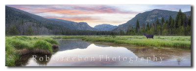 East Inlet Sunrise Rocky Mountain National Park 
